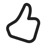 Like 16 Regular SVG Icon